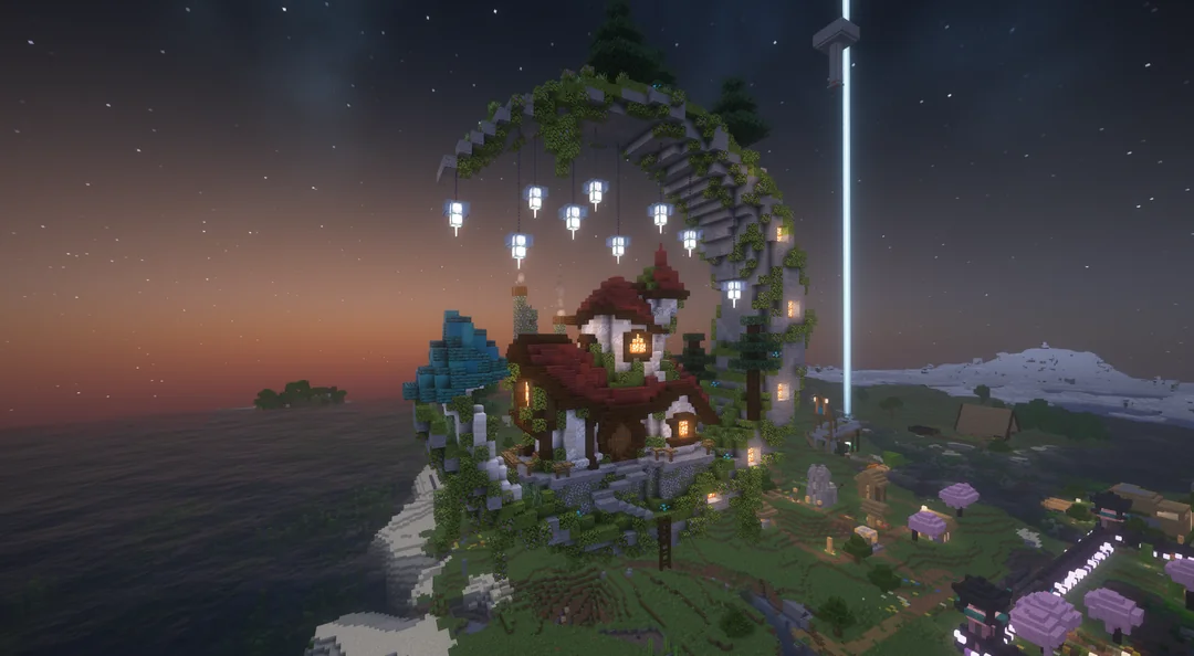 Player survival base build on HavenCraft Minecraft server Bangladesh